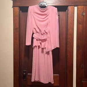 Monica Richards Sophisticated Vintage Pink Dress